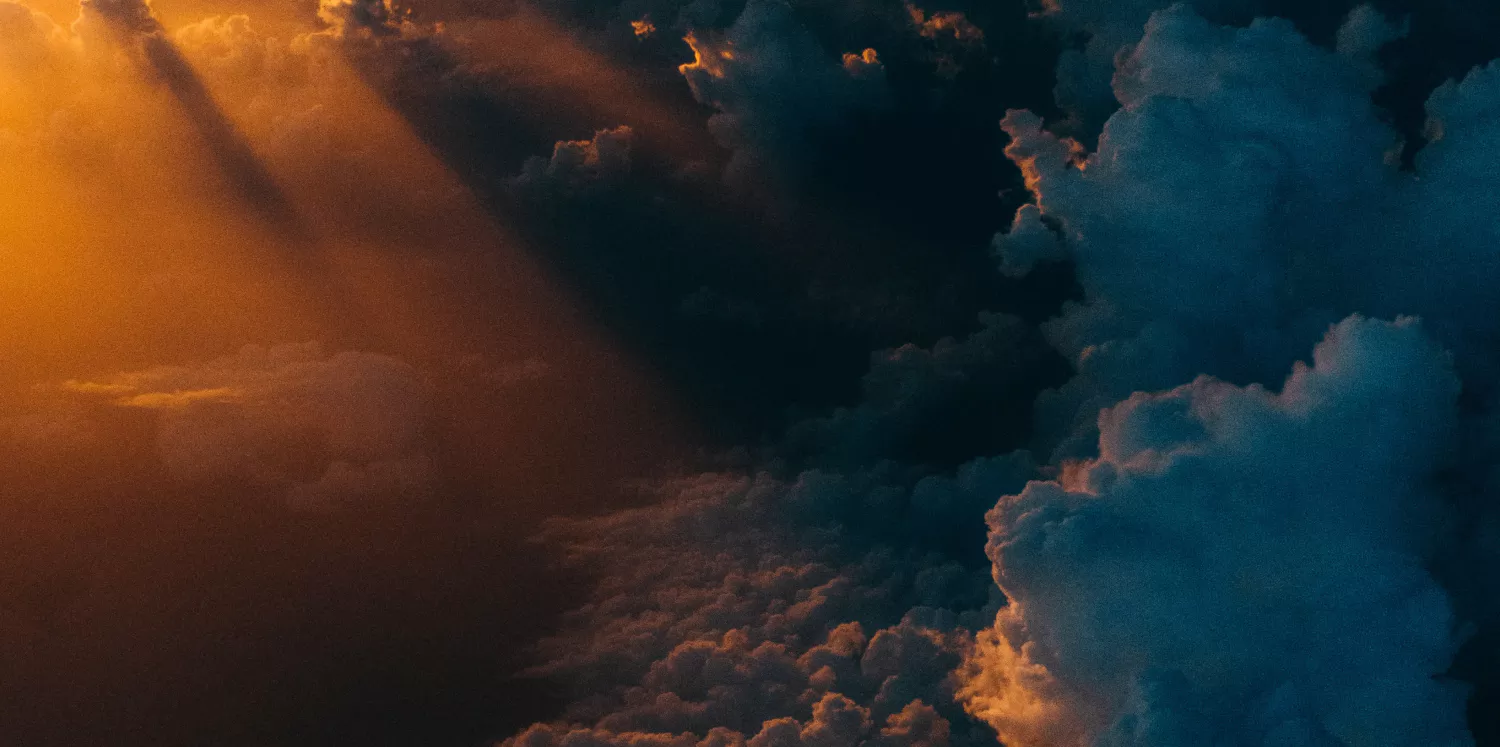 Une photos représentant un couché de soleil